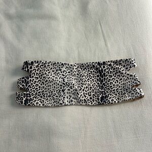 San Lorenzo Bandeau Bikini Top - Leopard / Cheetah